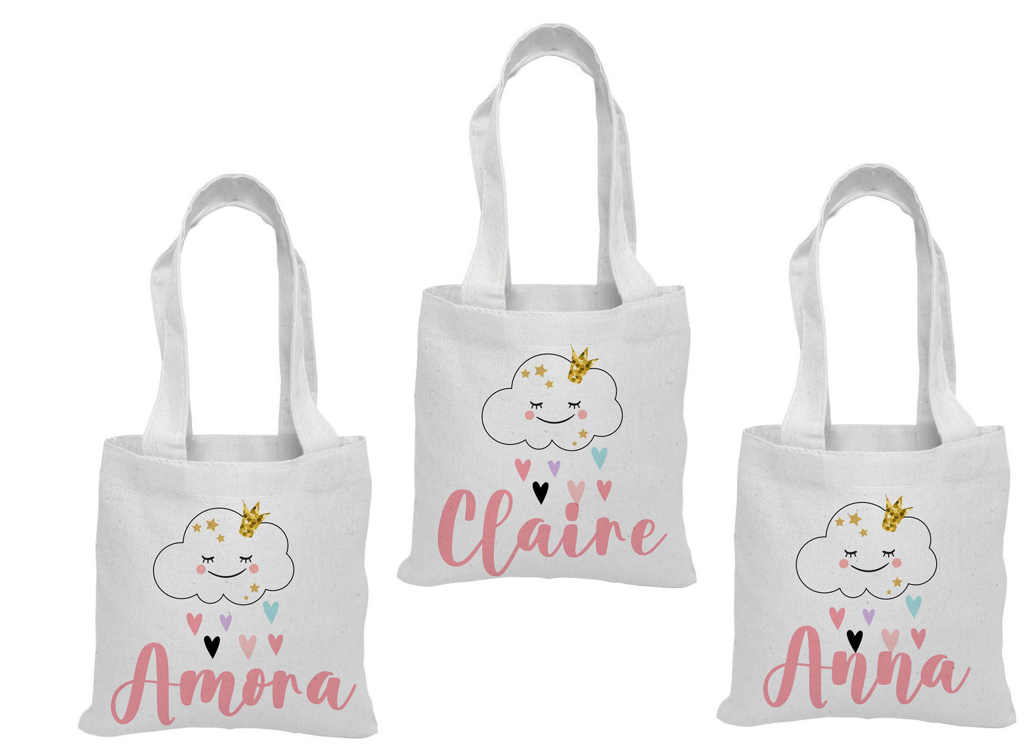 3 Cloud Party Favor Bags
