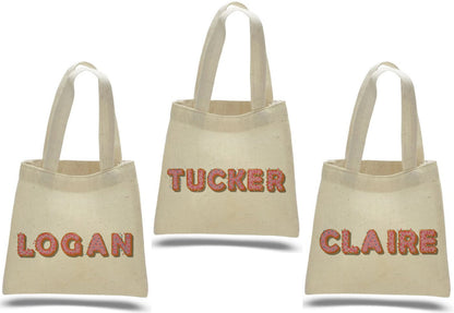Personalized Donut Party Favor Bags - Set of Three Bags
