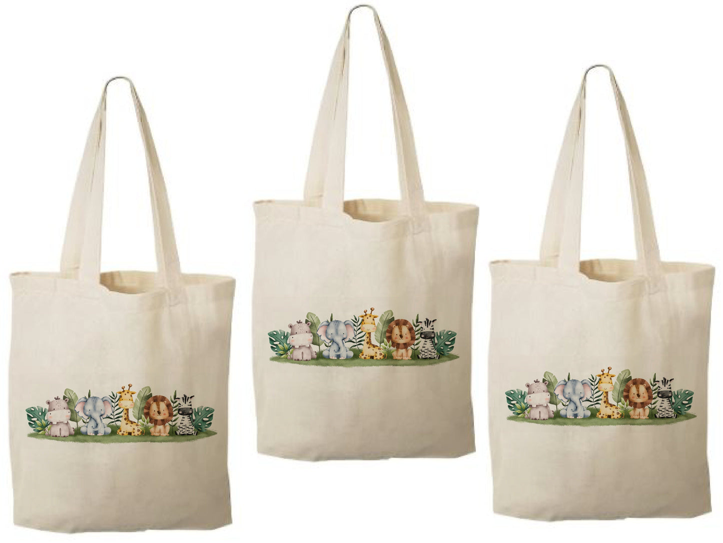 3 Safari Party Favor Bags