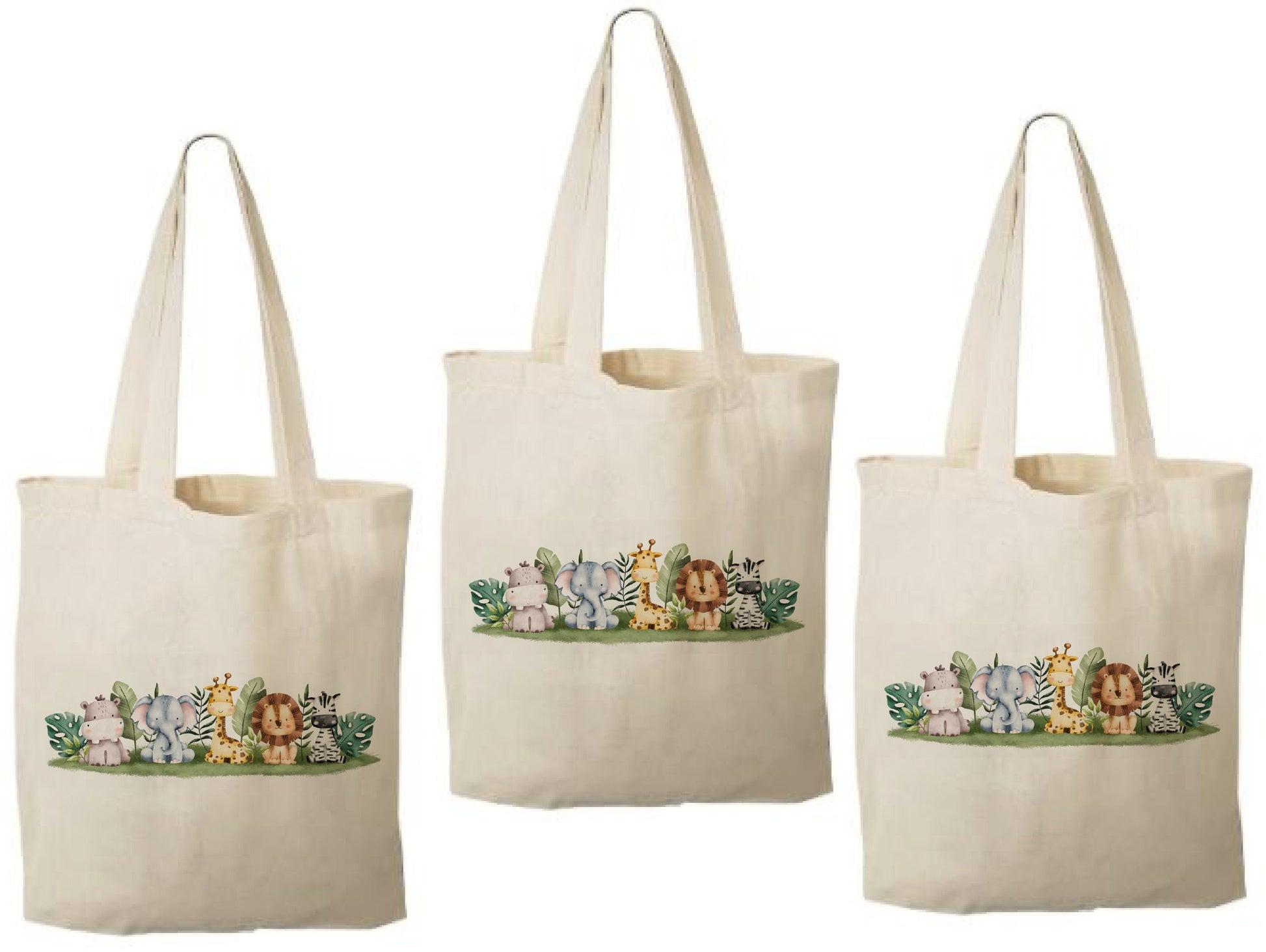 3 Safari Party Favor Bags