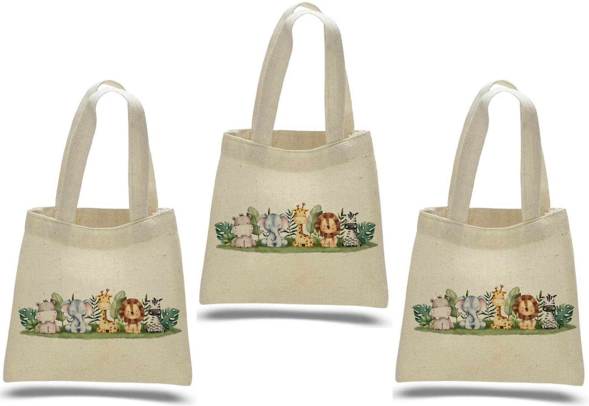 3 Safari Party Favor Bags