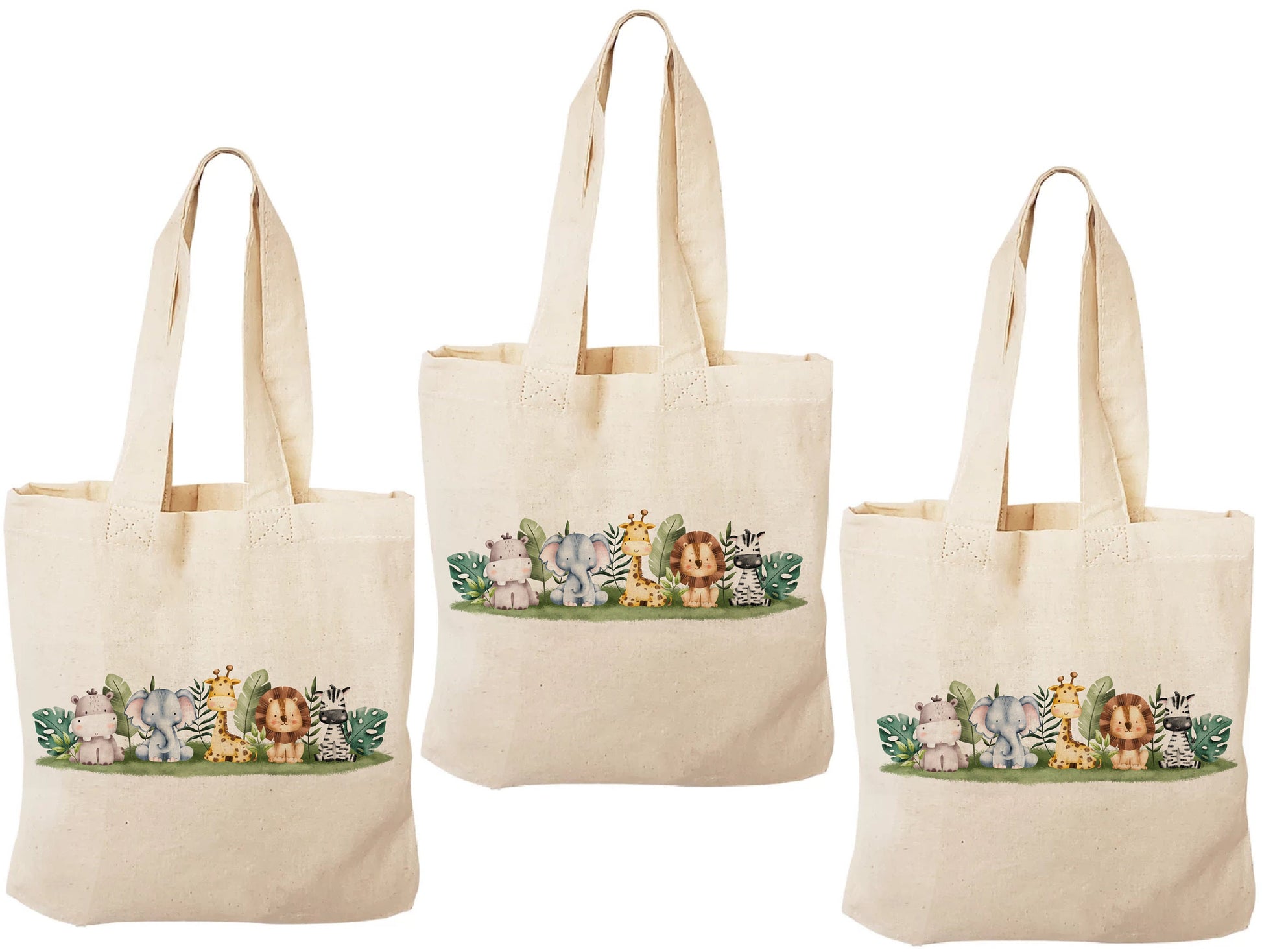 3 Safari Party Favor Bags