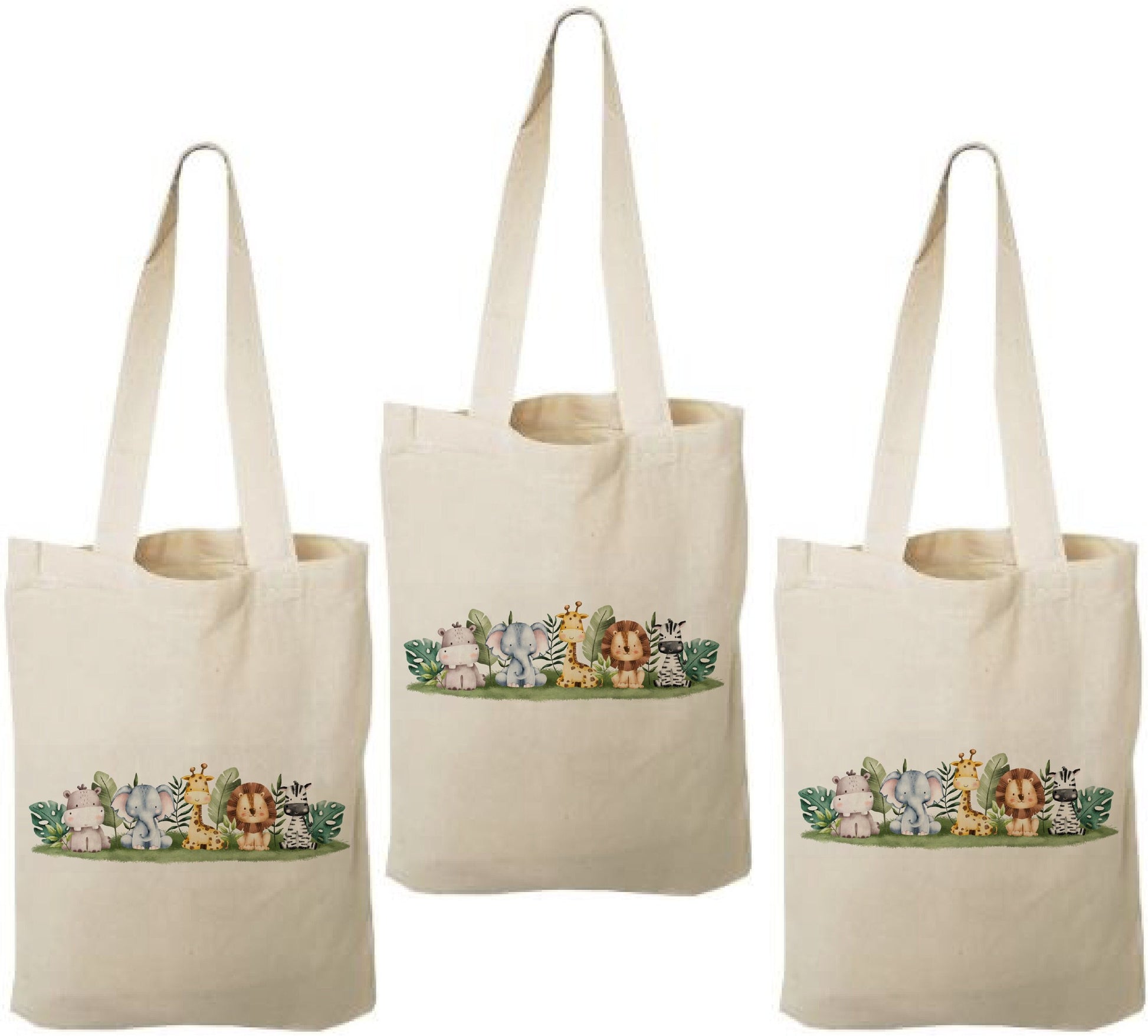 3 Safari Party Favor Bags