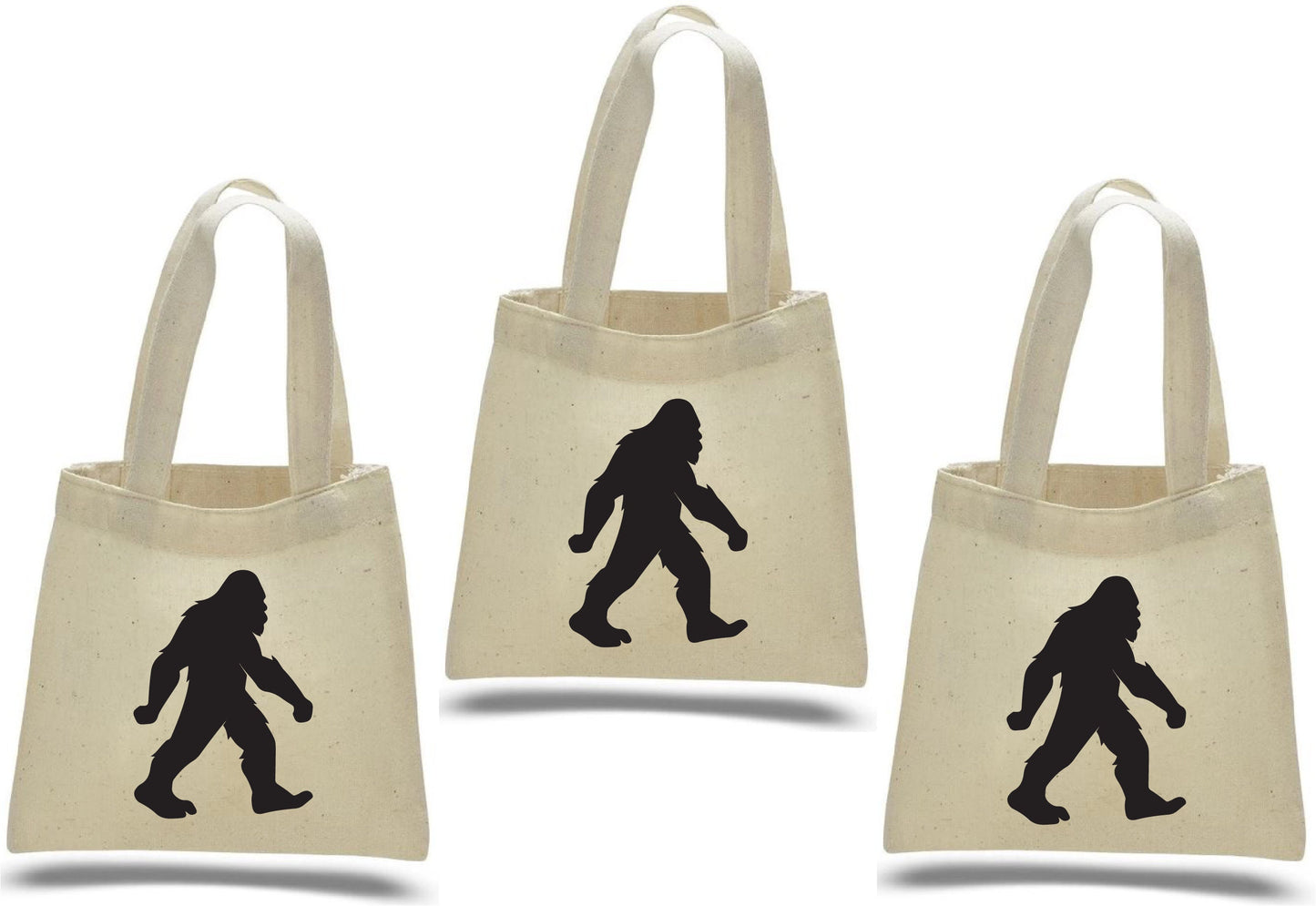 Bigfoot Party Favor Bags - Set of Three - Perfect for Bigfoot Themed Parties!