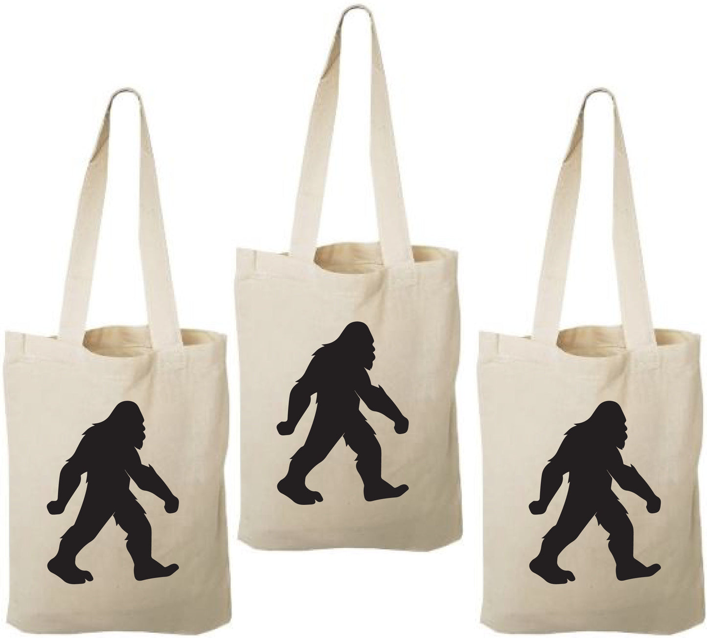 Bigfoot Party Favor Bags - Set of Three - Perfect for Bigfoot Themed Parties!