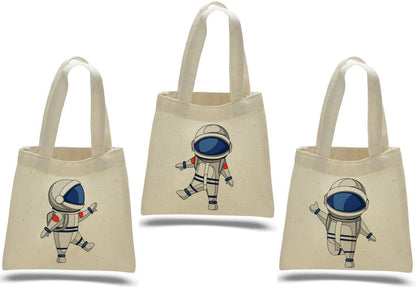 Astronaut Party Favor Bags - Perfect for Astronaut or Space Themed Parties & Events - Set of Three Bags