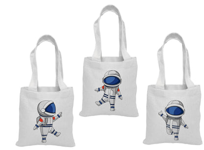 Astronaut Party Favor Bags - Perfect for Astronaut or Space Themed Parties & Events - Set of Three Bags
