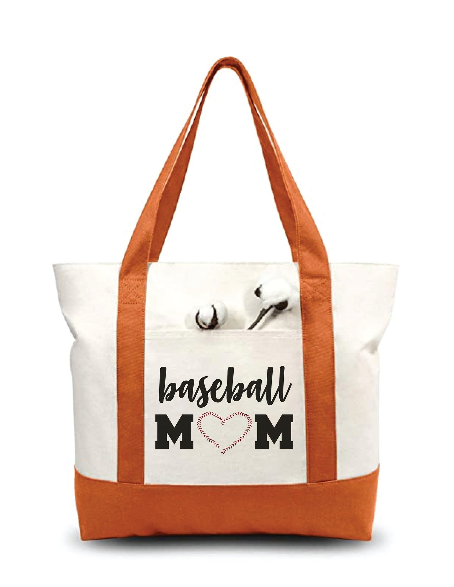 Baseball Mom Tote Bag