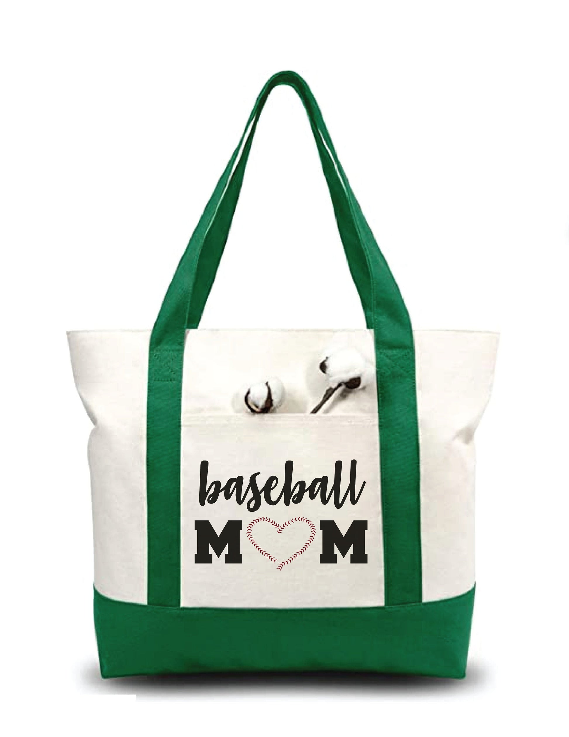 Baseball Mom Tote Bag
