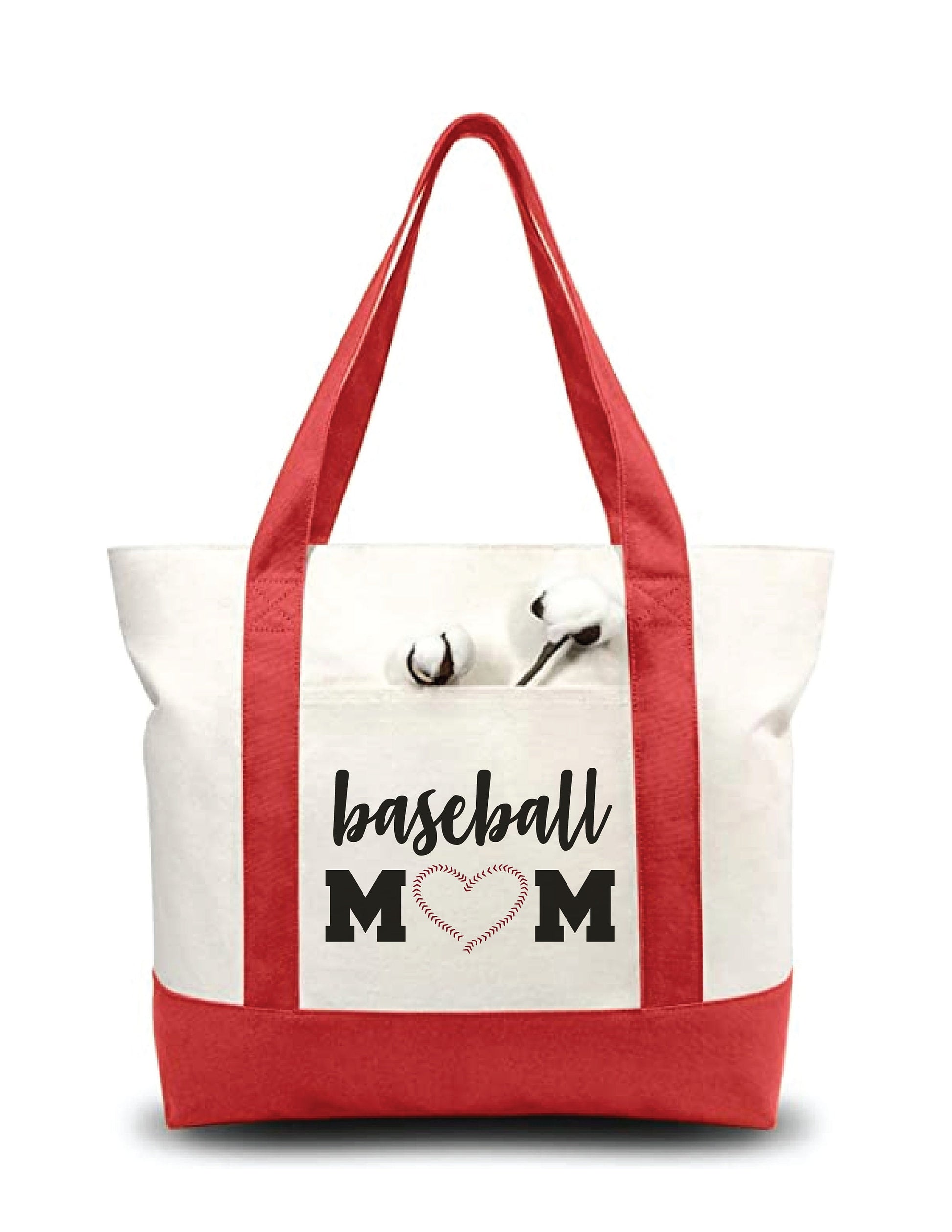 Baseball Mom Tote Bag