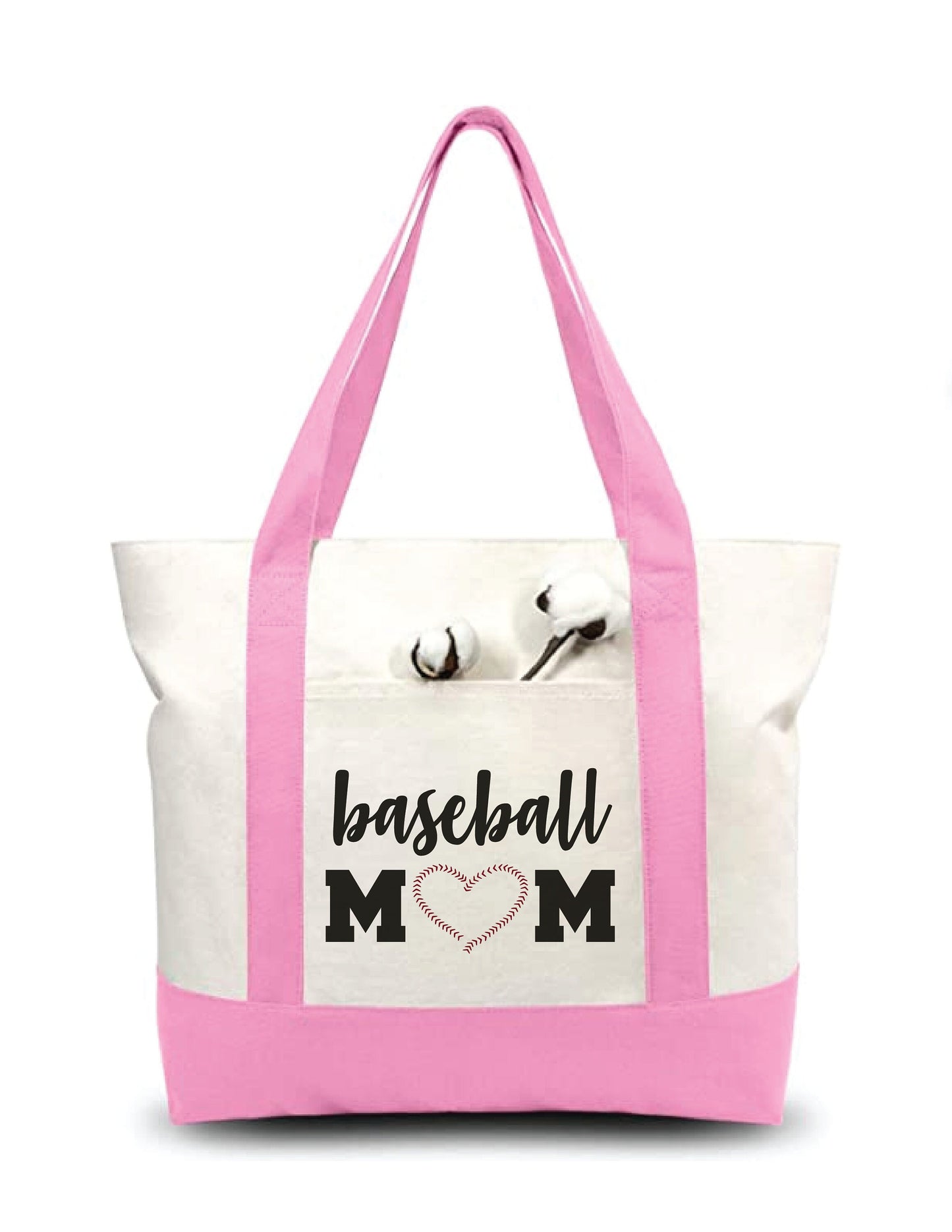 Baseball Mom Tote Bag