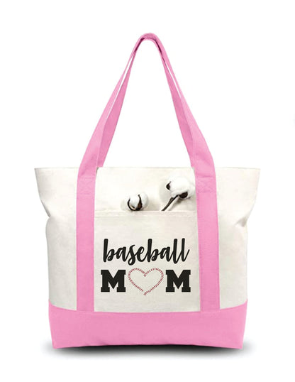 Baseball Mom Tote Bag