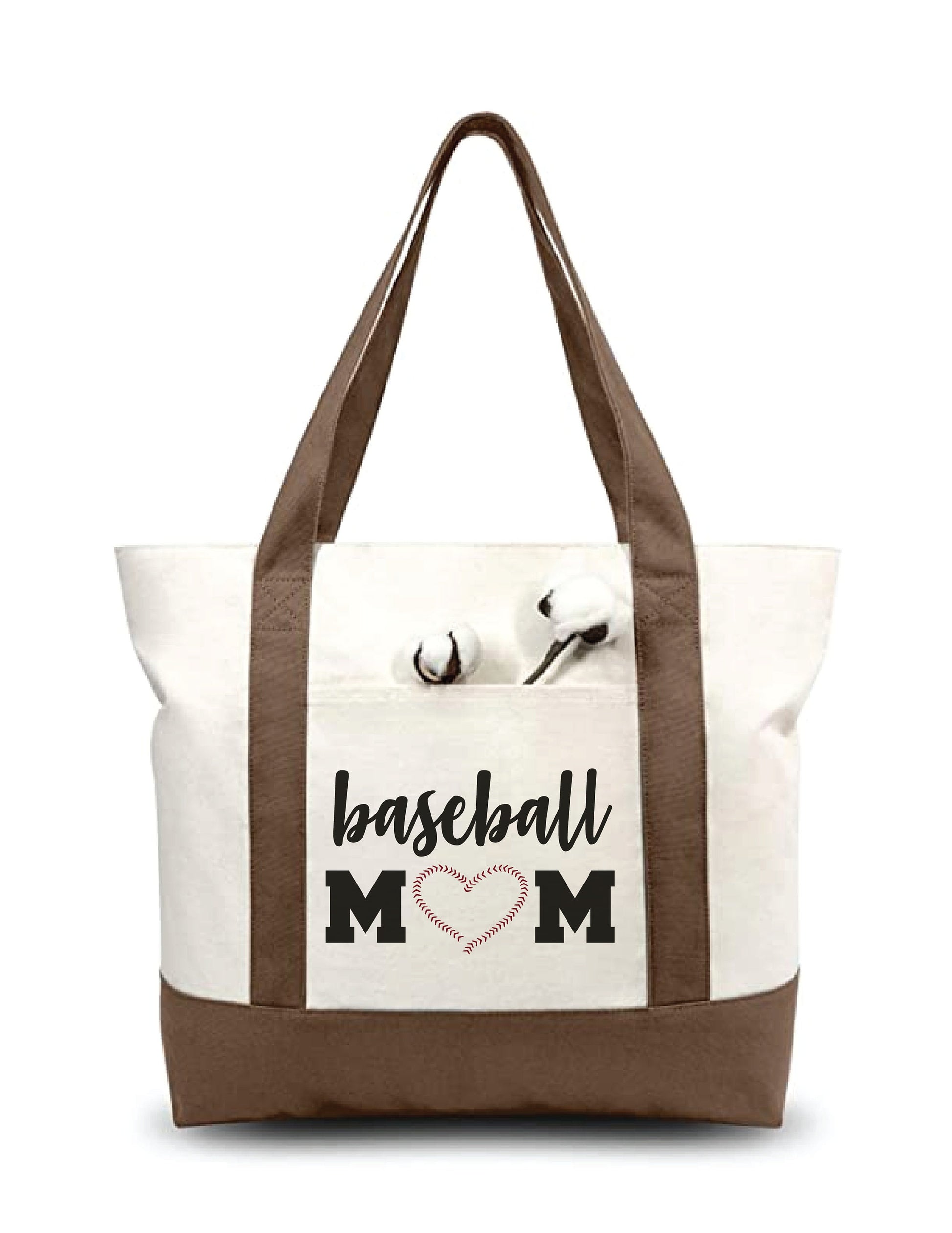 Baseball Mom Tote Bag