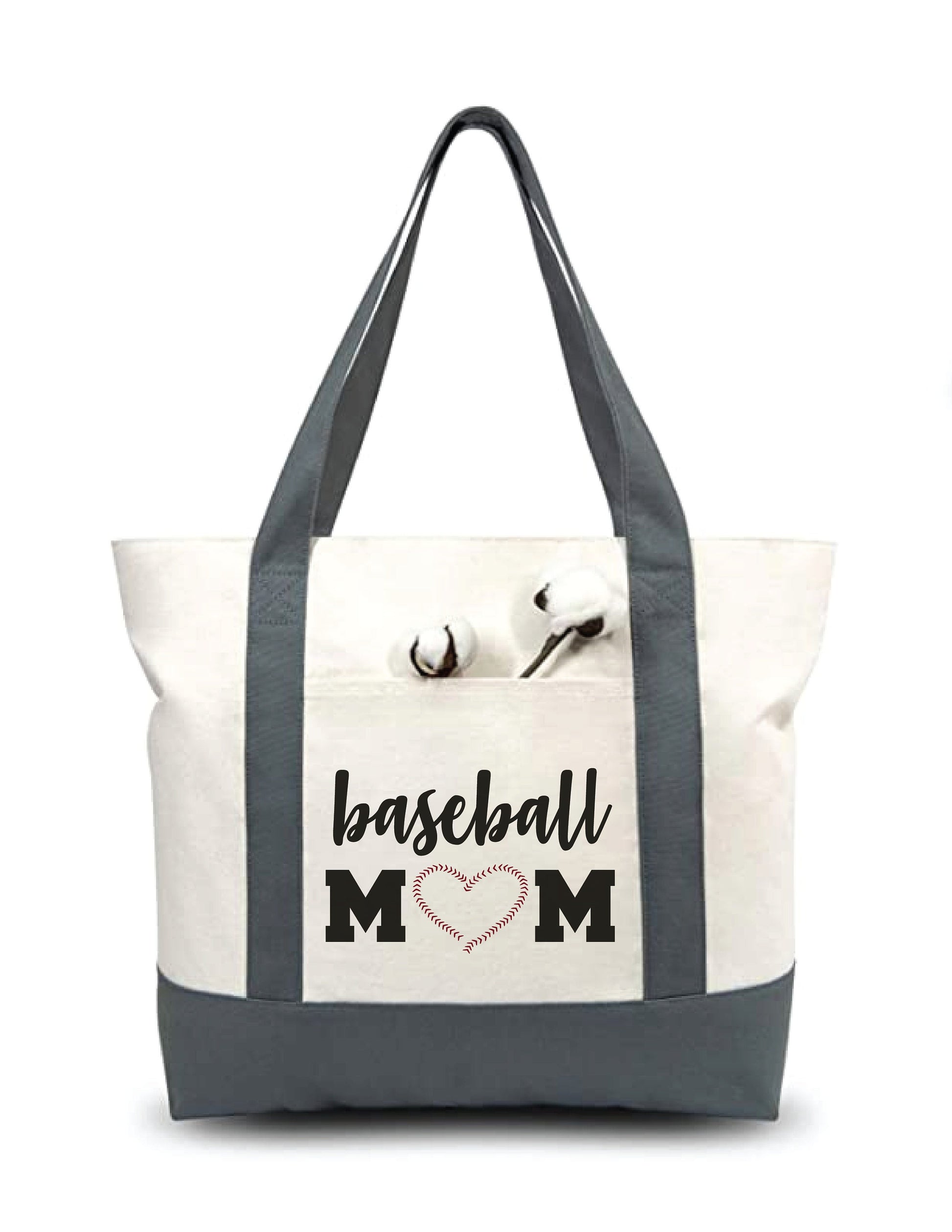 Baseball Mom Tote Bag