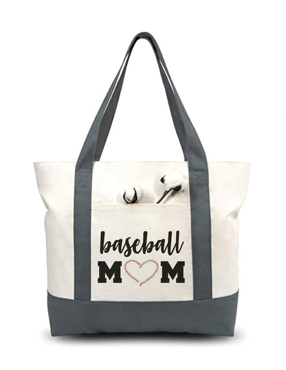 Baseball Mom Tote Bag