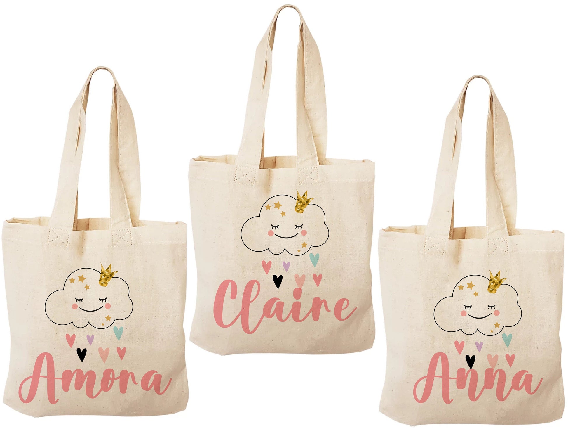 3 Cloud Party Favor Bags