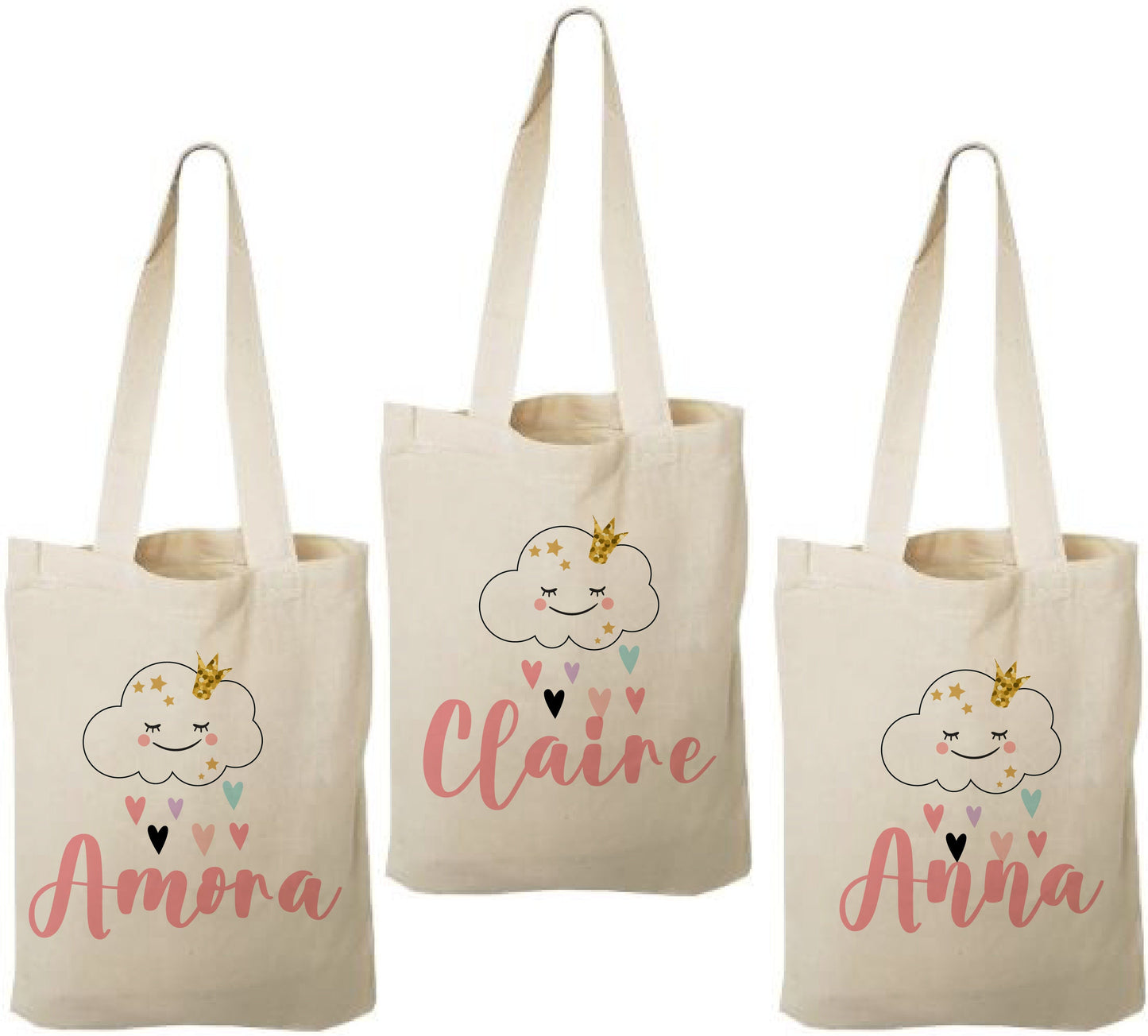 3 Cloud Party Favor Bags