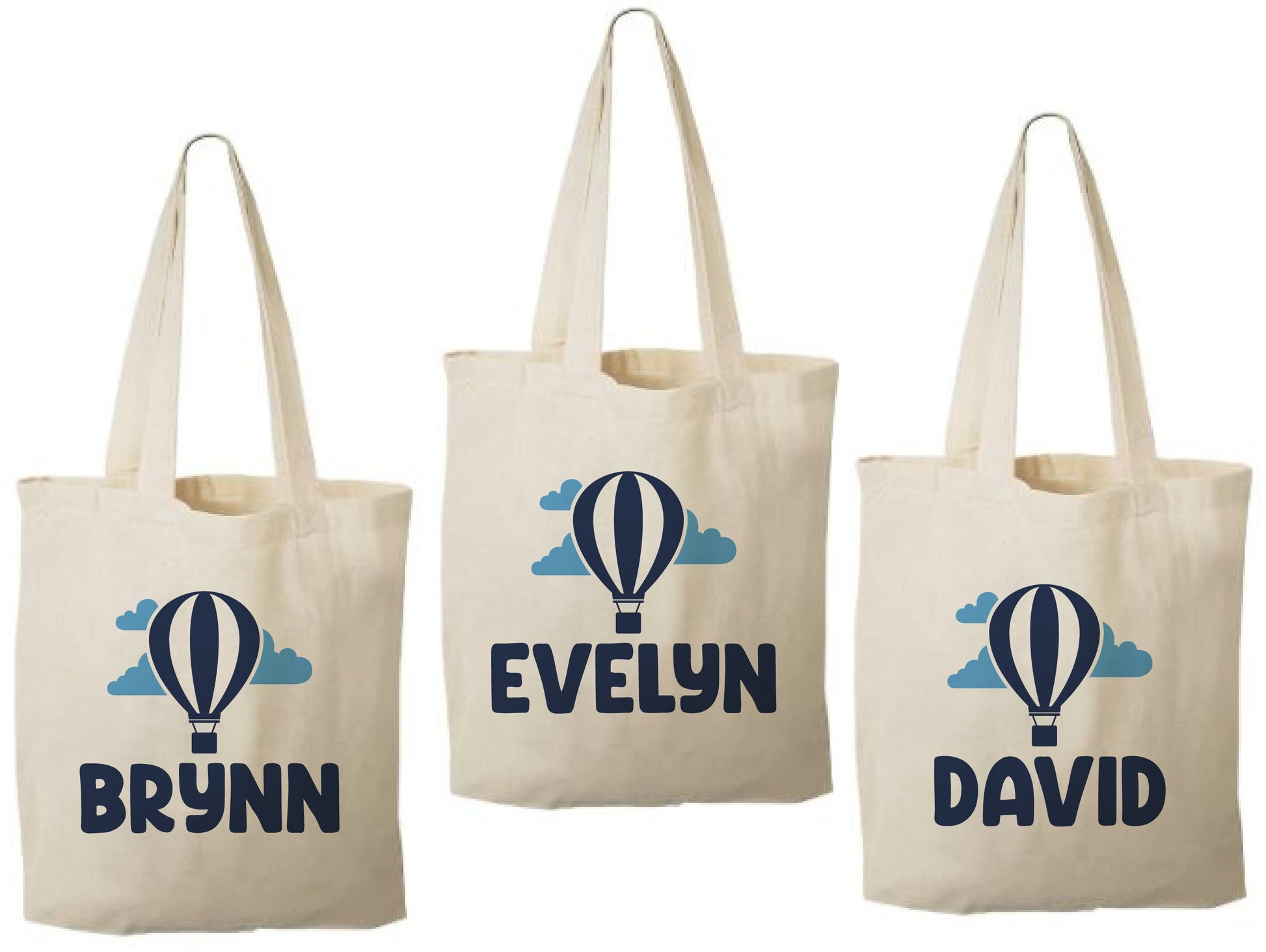 Hot Air Balloon Party Favor Bags - Set of Three Bags