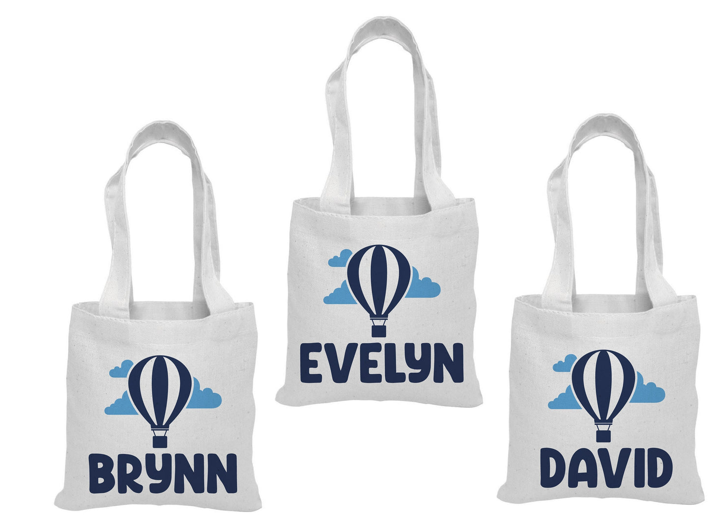 Hot Air Balloon Party Favor Bags - Set of Three Bags