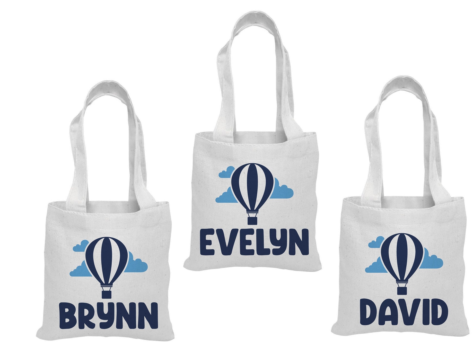 Hot Air Balloon Party Favor Bags - Set of Three Bags