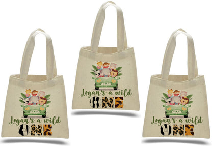 Custom Wild One Party Favor Bags - Set of Three Bags