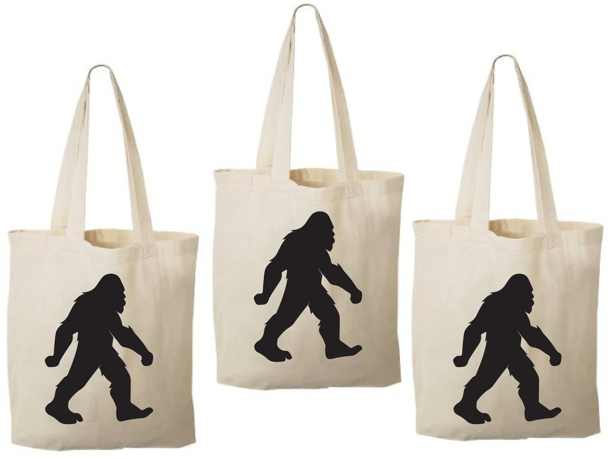 Bigfoot Party Favor Bags - Set of Three - Perfect for Bigfoot Themed Parties!