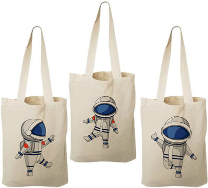 Astronaut Party Favor Bags - Perfect for Astronaut or Space Themed Parties & Events - Set of Three Bags