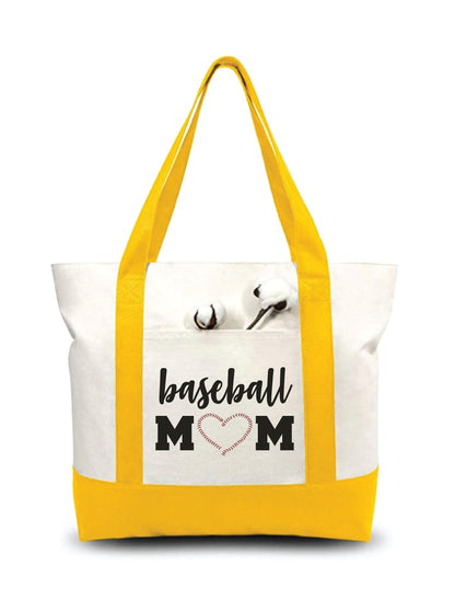 Baseball Mom Tote Bag