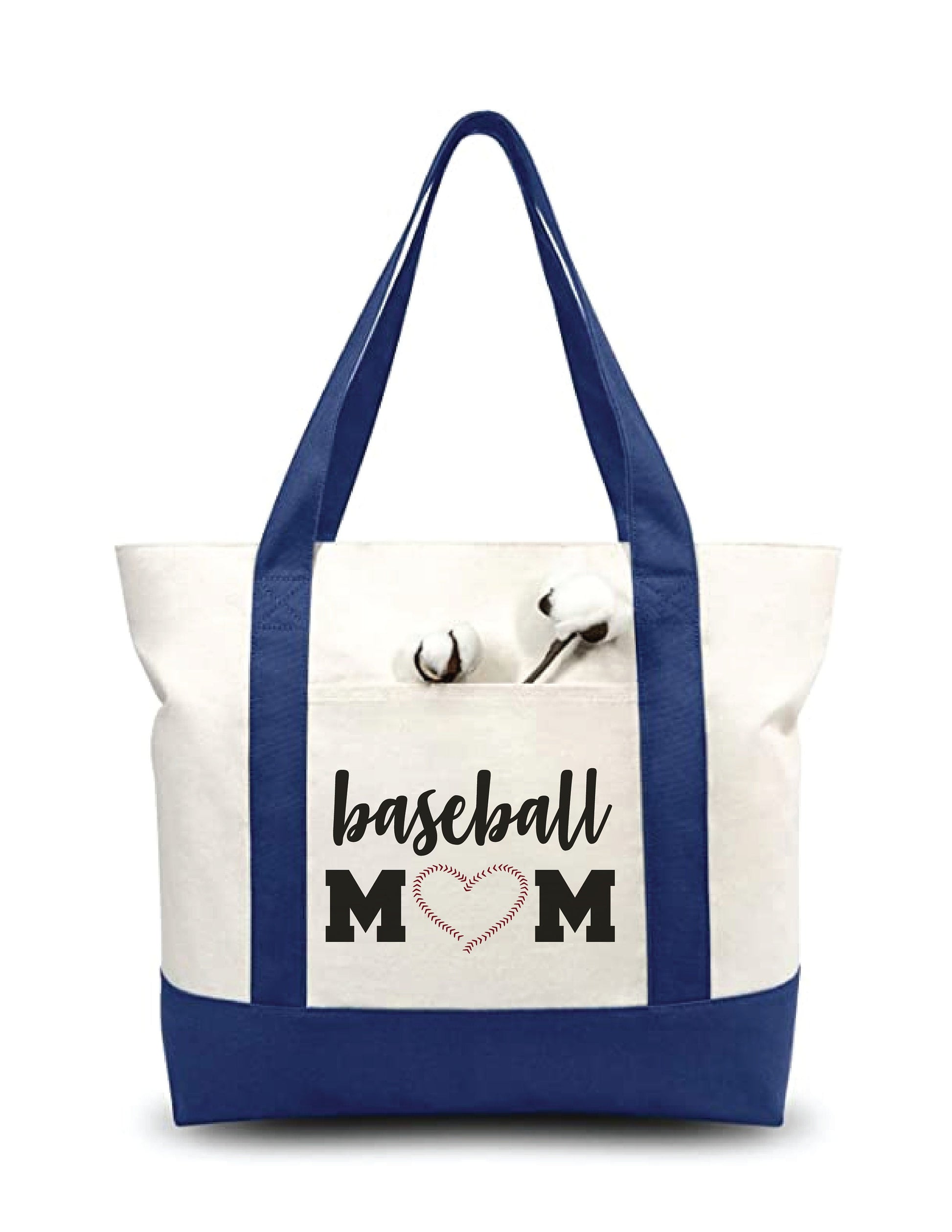 Baseball Mom Tote Bag