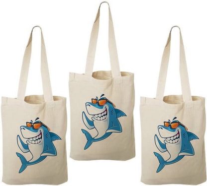 Shark Party Favor Bags - Set of Three Bags