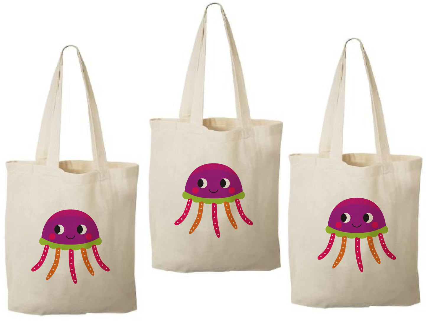 Jellyfish Party Favor Bags - Set of Three Bags