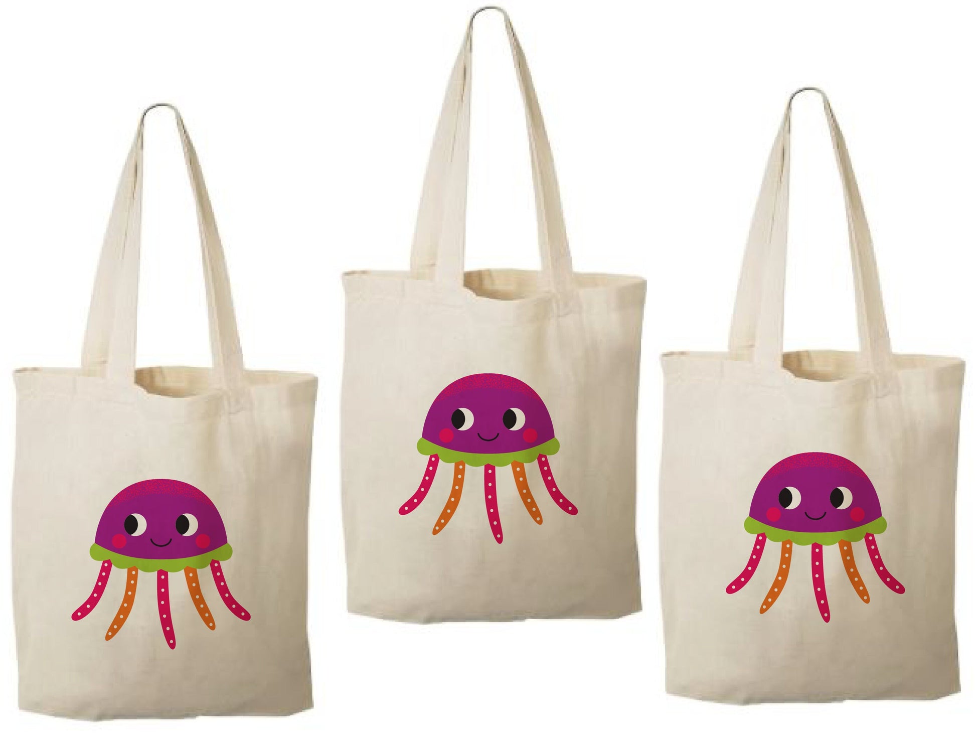 Jellyfish Party Favor Bags - Set of Three Bags