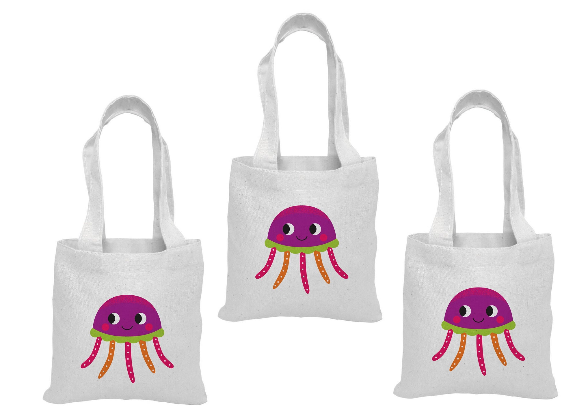 Jellyfish Party Favor Bags - Set of Three Bags