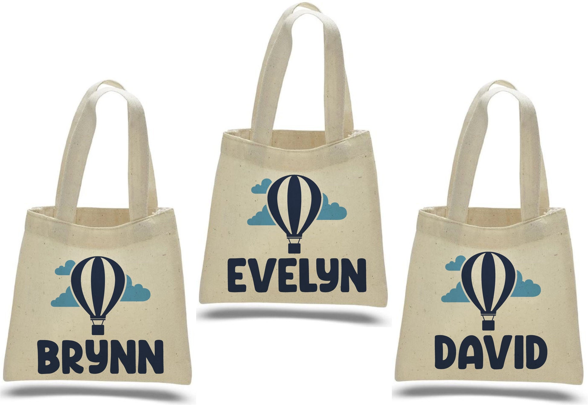 Hot Air Balloon Party Favor Bags - Set of Three Bags