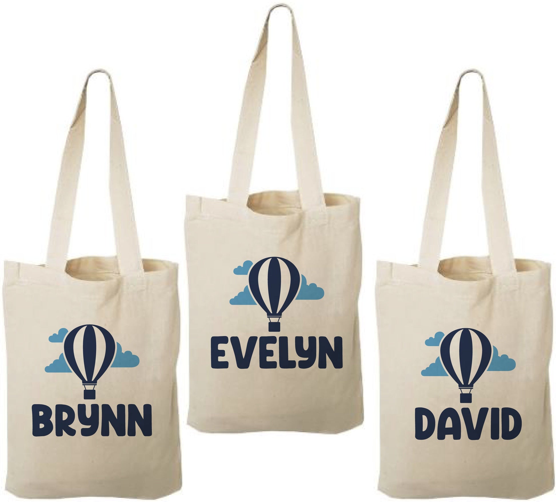 Hot Air Balloon Party Favor Bags - Set of Three Bags