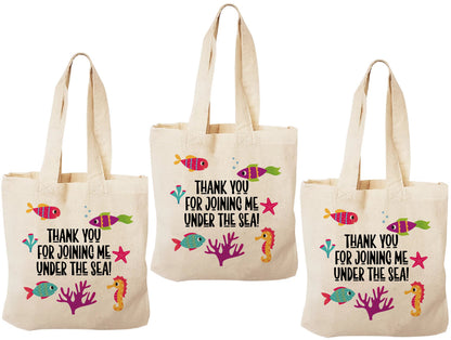 Under The Sea Party Favor Bags - Set of Three Bags