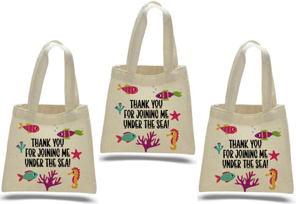 Under The Sea Party Favor Bags - Set of Three Bags
