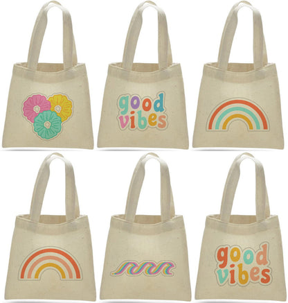 Teen Girl Birthday Party Bags - Set of Six Bags