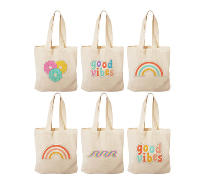 Teen Girl Birthday Party Bags - Set of Six Bags