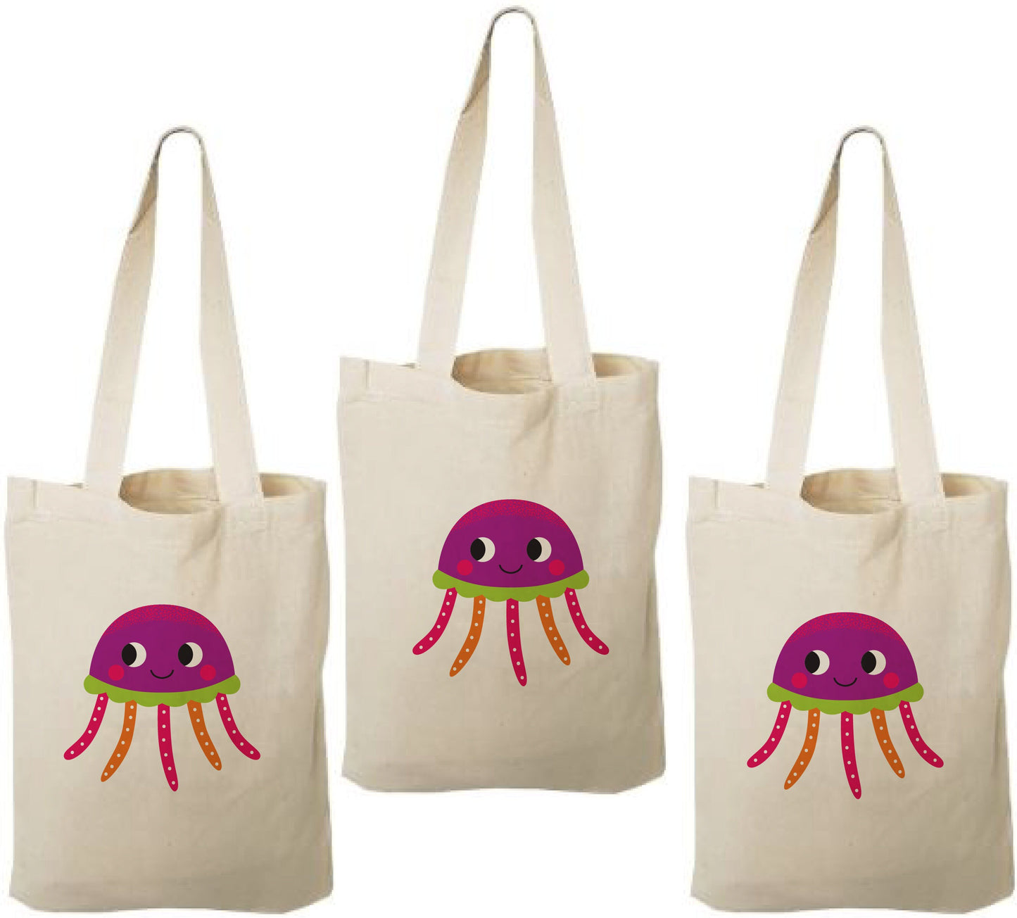 Jellyfish Party Favor Bags - Set of Three Bags