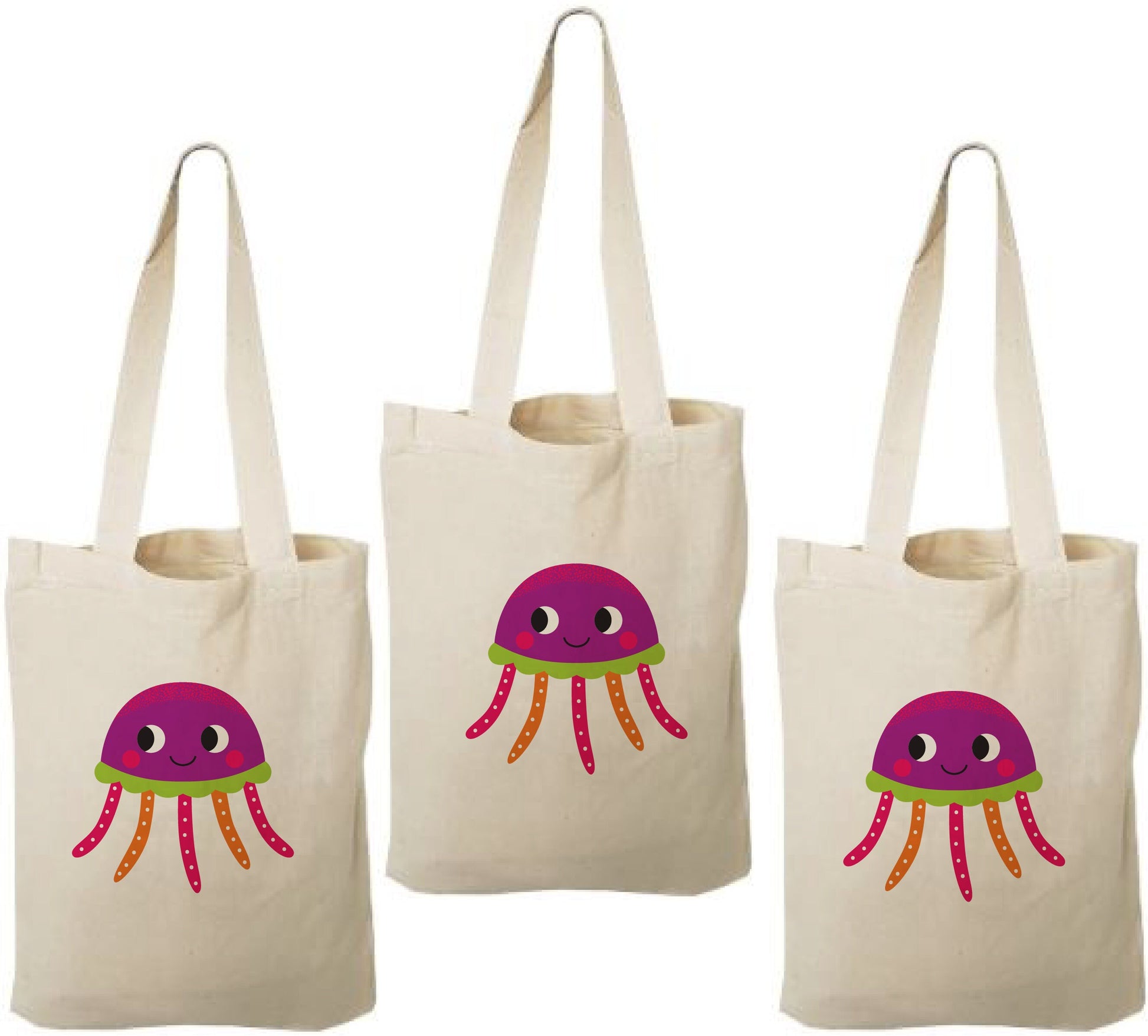 Jellyfish Party Favor Bags - Set of Three Bags