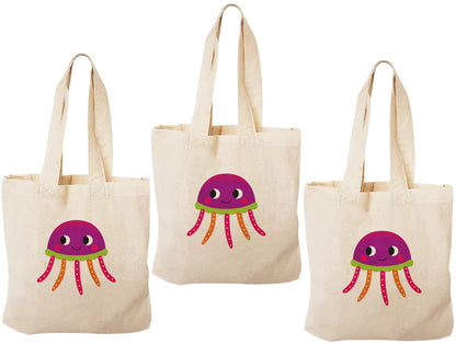 Jellyfish Party Favor Bags - Set of Three Bags