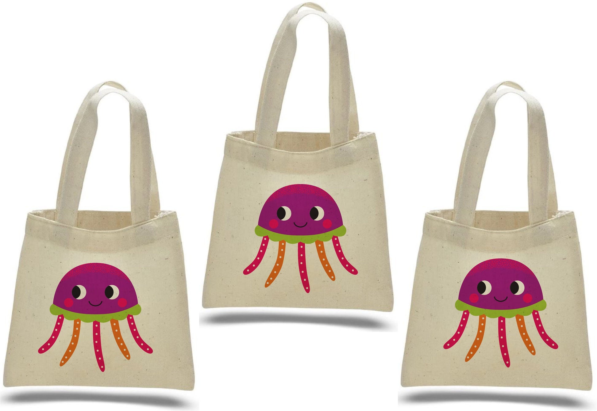 Jellyfish Party Favor Bags - Set of Three Bags