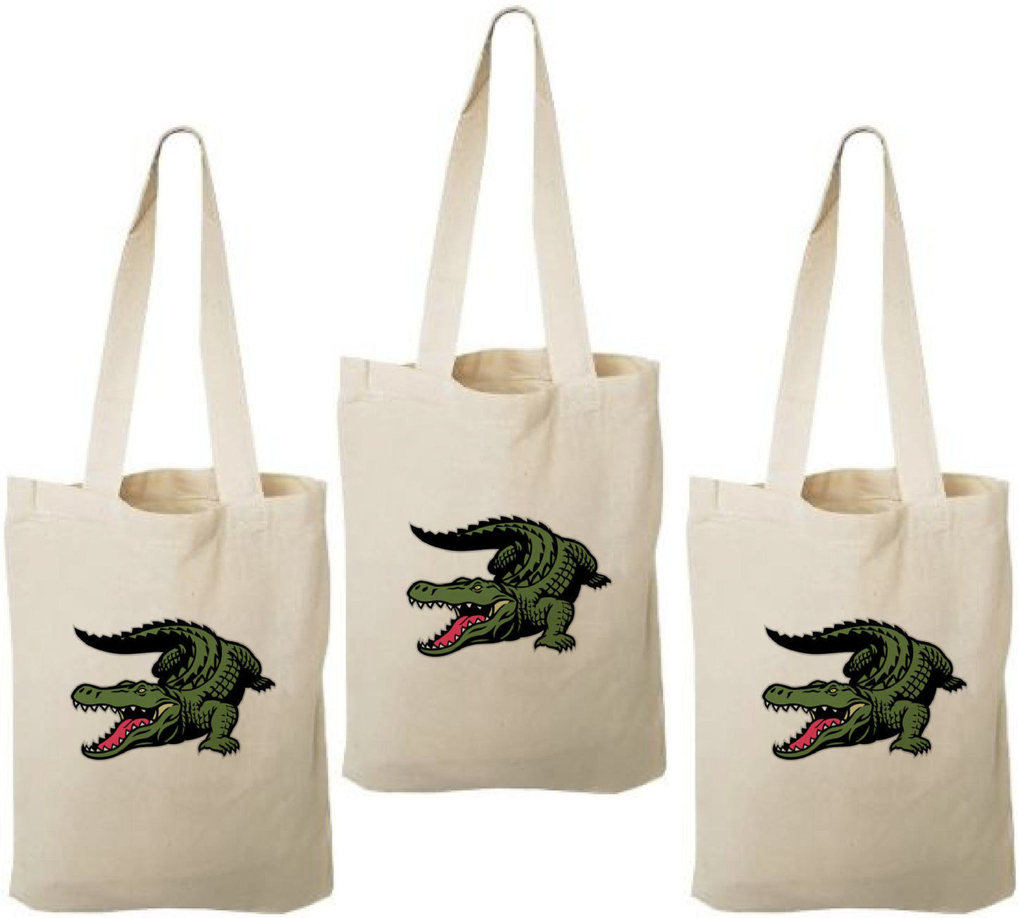 Alligator Party Favor Bags - Perfect for Alligator Themed Parties! - Set of Three Bags