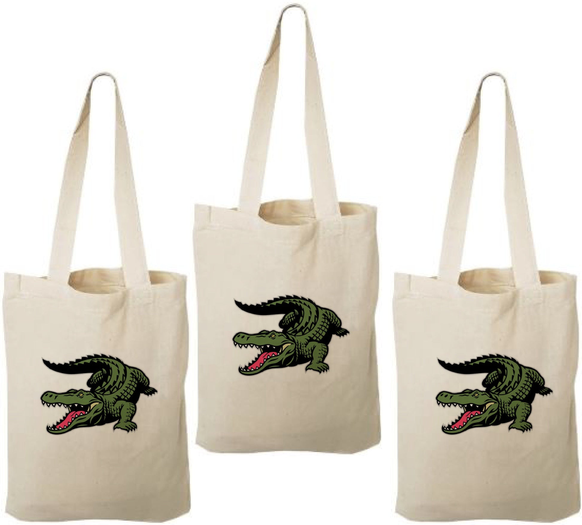 Alligator Party Favor Bags - Perfect for Alligator Themed Parties! - Set of Three Bags