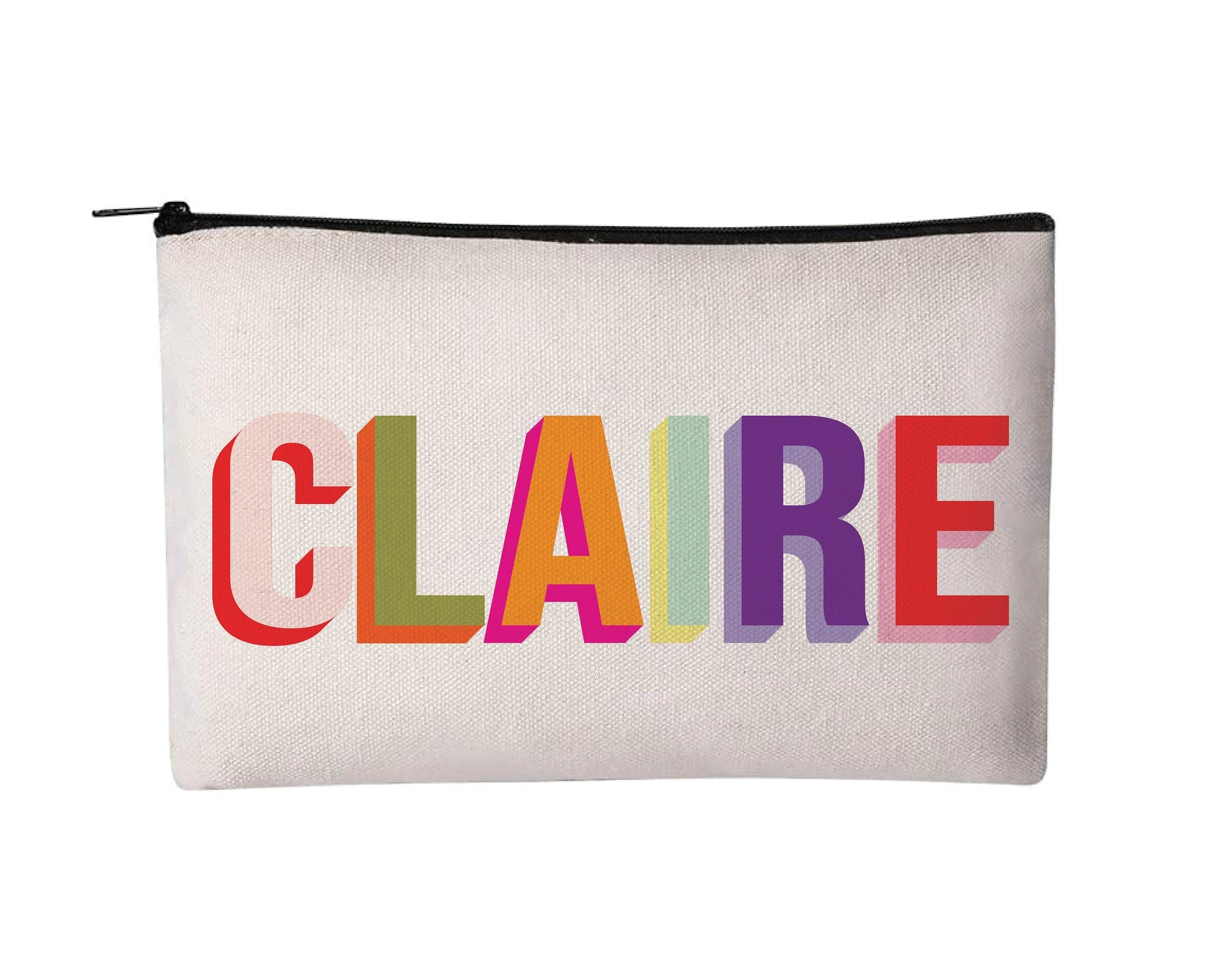 Personalized Rainbow Pencil Pouch - Gifts for Students and Teachers!