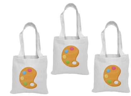 Custom Paint Party Favor Bags - Set of Three Bags