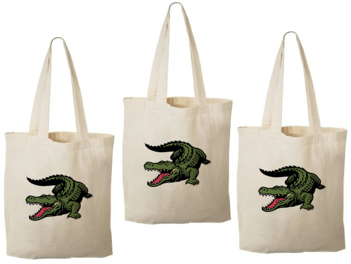 Alligator Party Favor Bags - Perfect for Alligator Themed Parties! - Set of Three Bags