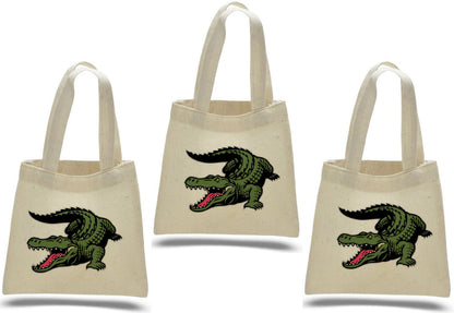 Alligator Party Favor Bags - Perfect for Alligator Themed Parties! - Set of Three Bags
