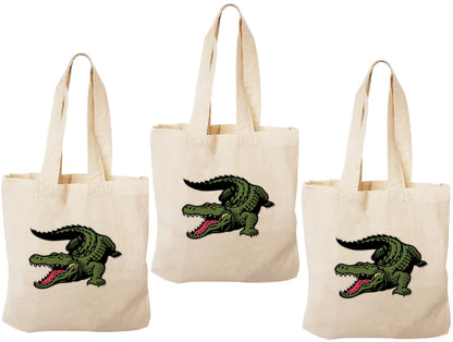Alligator Party Favor Bags - Perfect for Alligator Themed Parties! - Set of Three Bags